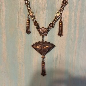 JAPANESE DAMASCENE VINTAGE NECKLACE